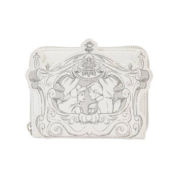Cinderella 1950 Happily Ever After Zip Around Wallet 5x4in