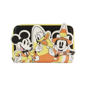 Loungefly Disney Mickey & Friends Candy Corn Zip Around Wallet
