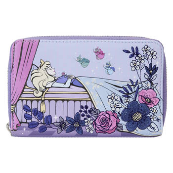 Sleeping Beauty 65th Anniversary Zip Around Wallet 6x4in
