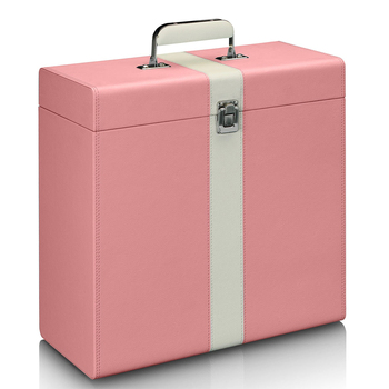 Silcron LP-30 Vintage Vinyl Record Storage Case To Fit 12'' Record - Pink