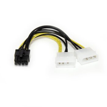 6in LP4 to 8 Pin PCI Express Video Card Power Adapter