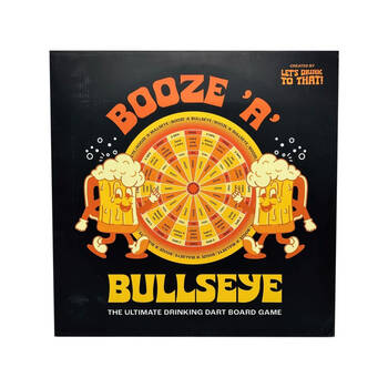 Let's Replay Booza Bullseye Magnetic Dartboard For Adults 18Y+