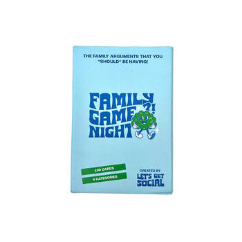 120pc Let's Replay Family Game Night Trivia Card Game - Blue