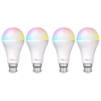 4PK Laser 10W B22 Smart RGB LED Bulb