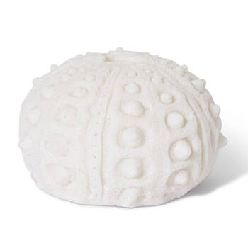 E Style Coral Night Light Sea Urchin Resin 14x8cm - White