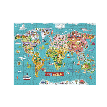 Tookyland World Map Jigsaw Puzzle 500 Pcs