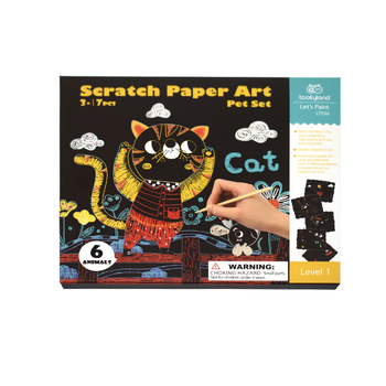 Tookyland Scratch Paper Art - Pet Set Craft Kit