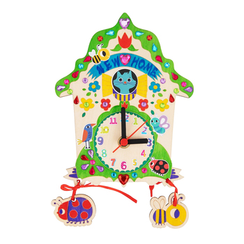 Tookyland DIY Wooden Clock Cuckoo Science & Craft Kit Kids 3y+
