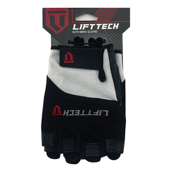 Lifttech Fitness Men's Half-Finger Elite Lifting Gloves - XL