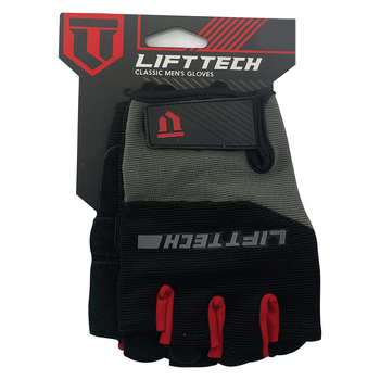 Lifttech Fitness Men's Half-Finger Classic Lifting Gloves - S