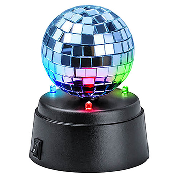 Mini Disco Party DJ Retro 80s Reflective Mirror Ball Light 10cm