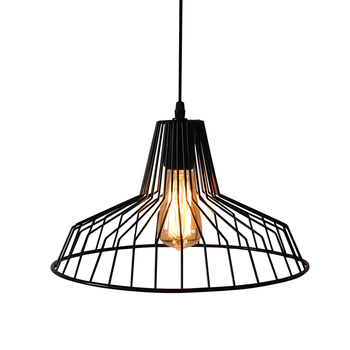Maine & Crawford Luminite 36.5cm Metal Case Pendant - Black