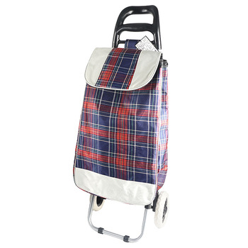 The Styled Room Shopping Trolley Checker Assorted