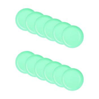 2x 6pc Luminarc Diwali Dinner Plate 25x2cm Serveware Opal Glass Turquoise