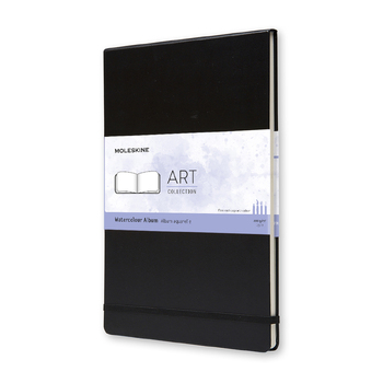 Moleskine 30cm 200gsm Watercolour Art Album A4 Plain - Black