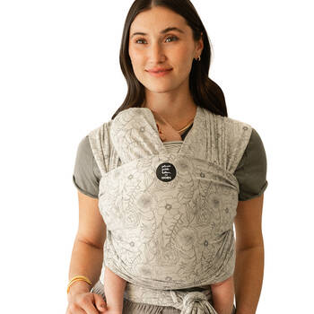 Moby Classic Wrap SS Poppies 100% Cotton Soft Baby/Newborn Sling Carrier