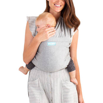Moby Fit One Size Baby Newborn/Toddler Carrier Up to 13.6kg Grey