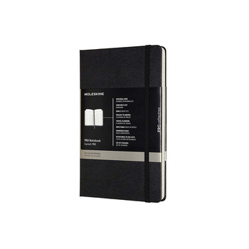 Moleskine Professional Hardcover Notebook Black Large