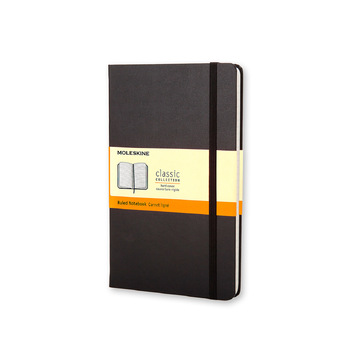 Moleskine Classic Hard Cover Notebook Ruled L - Black