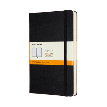 Moleskine Classic Hard Cover Notebook Ruled L - Black