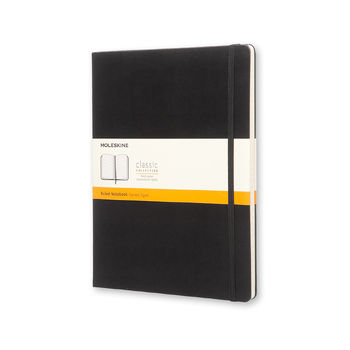 Moleskine Classic Ruled Hard Cover Notebook XL - Black