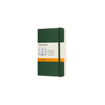 Moleskine Classic Soft Cover Notebook Ruled Myrtle Green Pocket