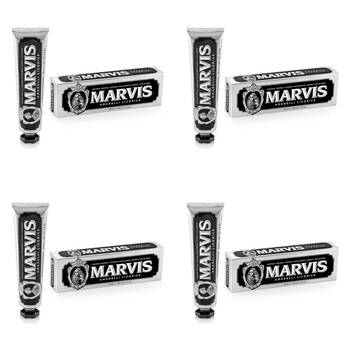 4PK Marvis Daily Dental Hygiene Fluoride Toothpaste 85ml - Amarello Licorice Mint