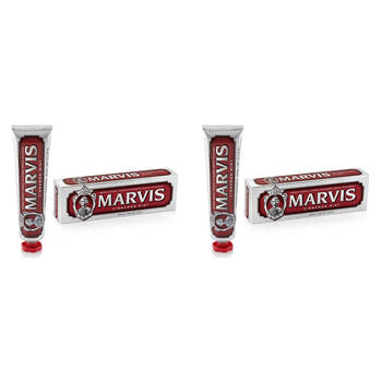 2PK Marvis Daily Dental Hygiene Fluoride Toothpaste 85ml - Cinnamon Mint