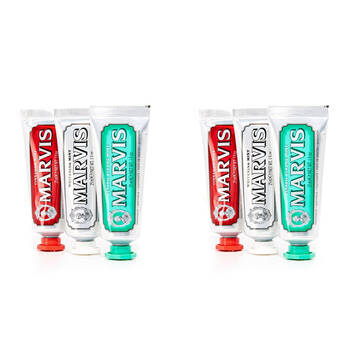 2x 3pc Marvis Classic Trio Set Toothpaste Tube Dental Oral Teeth Clean Care 25ml