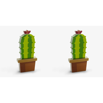 300pc Mustard Cactus Sticky Notes Notepad Office/School Writing Stationery