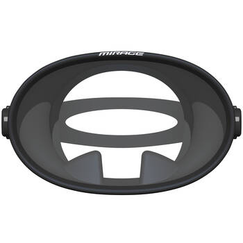 Mirage Unisex Pacifica Snorkelling/Swimming Face Mask Guard Black