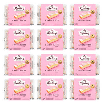 12x 6PK Mr Kipling Angel Slices Snack Cake/Dessert Individually Wrapped 165g