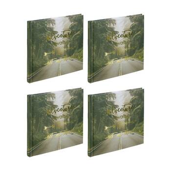 4PK Hama Highway Bookbound Album w/ 30 Pages Holds 15x15cm Photos 18x18cm