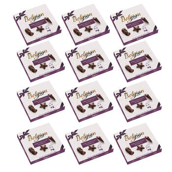 12x 20pc The Belgian Dark Chocolate Seashells Mixed Truffles Gift Pack 250g