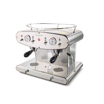 illy X2.2 iperEspresso Pro Capsule Machine Espresso Maker w/Steam Wand Silver