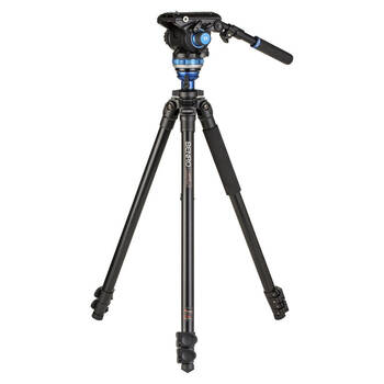 Benro A2573F S6PRO Head Aluminium Video Camera Tripod Kit Black