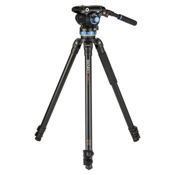Benro A373FB S8PRO Head Aluminium Video Camera Tripod Kit Black