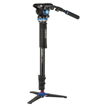 Benro A48FD Monopod & S6PRO Head Travel Kit Upto 6kg HDSLR Camera Black
