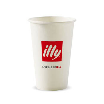 1000pc illy Branded Takeaway Coffee/Hot Drink Cups 12oz/355ml