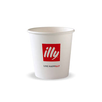 2000pc illy Branded Takeaway Coffee/Hot Drink Cups 4oz/120ml