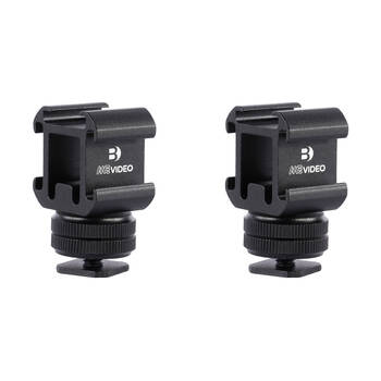 2PK Benro MeVideo Livestream Cold Shoe Tripod Head Mount Accessories Black