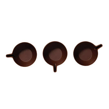 312pc Mona Lisa Dark Chocolate Espresso Cups/Dessert Shells 20ml 56x44x21mm