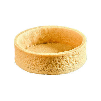 100pc La Rose Caramel Tart Shells Medium Round Cocoa Butter Coated 51mm Vegan