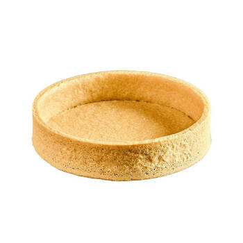 45pc La Rose Caramel Tart Shells Large Round Cocoa Butter Coated 75mm Vegan