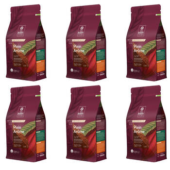 6PK Cacao Barry 100% Pure Extra Fine Cocoa Powder Cooking/Baking Ingredient 1kg