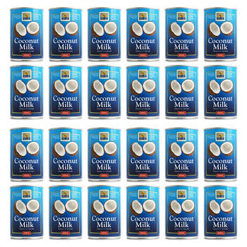 24PK Royal Line Tinned Coconut Milk No Added Sugar Dairy/Gluten Free Vegan 400ml