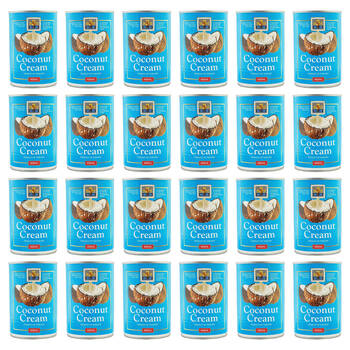 24PK Royal Line Tinned Coconut Cream Dairy/Gluten Free No Added Sugar 400ml
