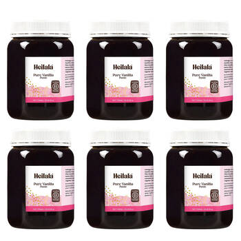 6PK Heilala Pure Vanilla Paste with Seeds Bulk Pack Baking/Flavouring 750ml