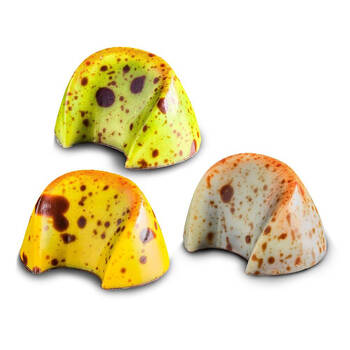 162pc La Rose Moon 69% Dark Chocolate Truffles w/Mango Vanilla Green Tea Filling