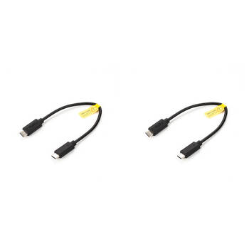 2PK Benro Polaris USB-C Camera Astro Control Cable For Smart Tripod Head Black